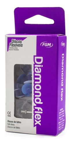 Diamond Flex Discos Fieltro 8-12mm+mandril 24un Acab Ypulido