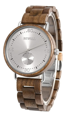 Bewell Relojes De Madera Movimiento De Cuarzo Para Hombre Ma