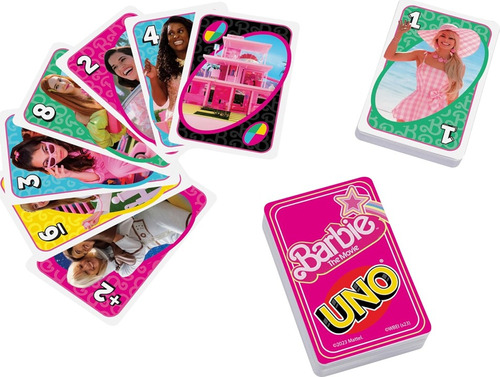 Juego De Cartas Uno De Barbie 