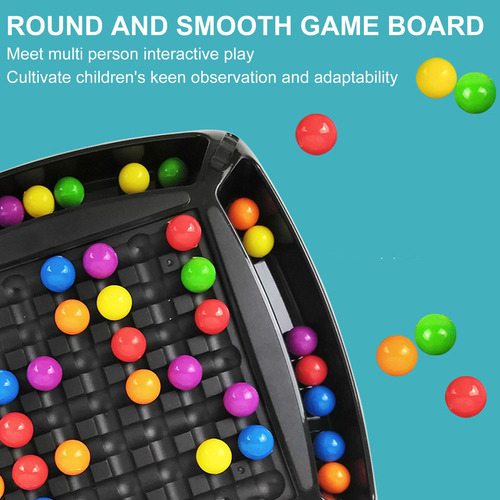 Juego Divertido De Combinación De Bolas De Arcoíris Para Niñ