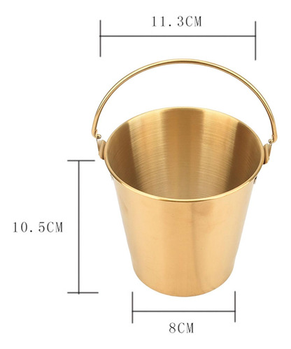 Cubo De Acero Inoxidable Para Bebidas, Cubo 700ml Aureato