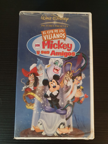 Vhs El Club De Los Villanos Con Mickey Y Sus Amigos