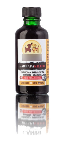 Garrapakiller 50ml Anti Pulgas Y Garrapatas 100% Natural