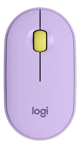 Mouse Inalámbrico/bluetooth Logitech Pebble M350 Lavanda