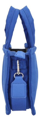 Bolso Casual Mujer Azul 855-21 Diseño de la tela Liso