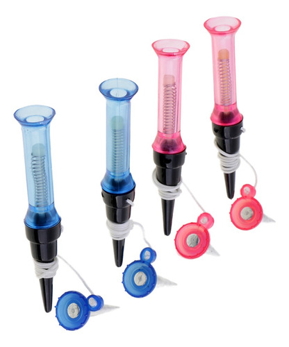 4pcs Tee Duradero Flexible De Plástico Primavera Golf Tees