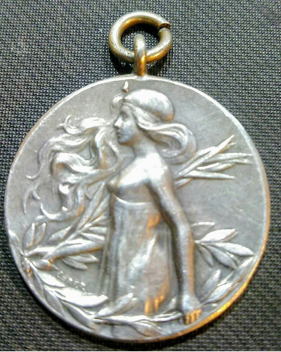 Medalla Antigua English Skating Club Año 1911 Plata