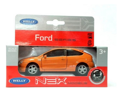 Ford Focus Escala 1/36 - Welly Ploppy 373286