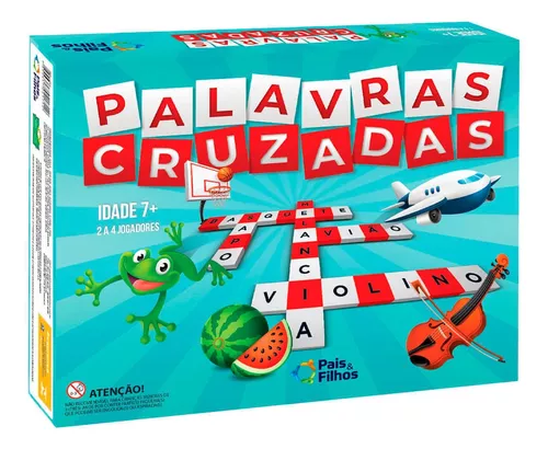 Jogo de Tabuleiro Palavras Cruzadas