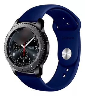 Correa Compatible Samsung Gear S3 Frontier Azul Dark 22m