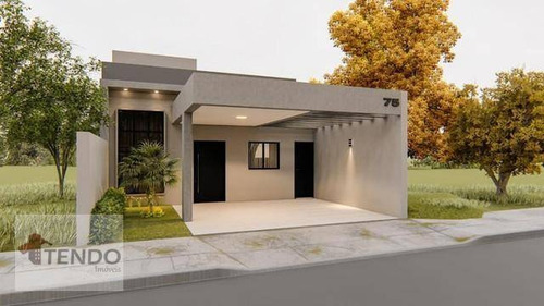 Casa Com 3 Dormitórios À Venda, 108 M² Por R$ 640.000 - Jardim Park Real - Indaiatuba/sp - Ca0533