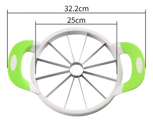 Hh Cortador De Sandía Y Fruta De 25 Cm
