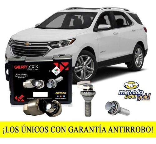 Birlos De Seguridad Galaxylock Gm Equinox Plus Envío Gratis