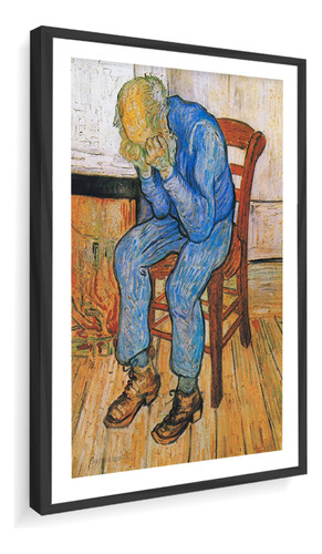 Quadro Decorativo Van Gogh Homem Velho 115x151