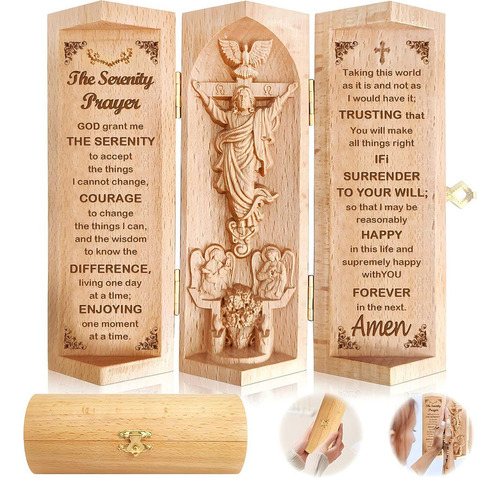 Regalo Cristiano De Oración De Serenidad, Estatua De Jesús,
