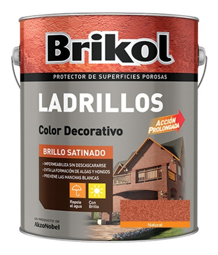 Brikol Ladrillos Impermeabilizante Natural 4 Lt Sibaco