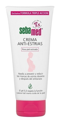 Crema Antiestrías Sebamed Tratamiento Y Prevención 200 Ml