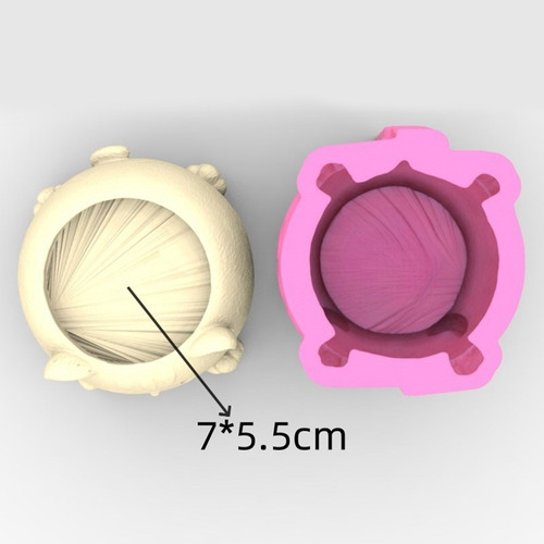 Molde De Silicona Para Macetas Con Forma De Gato, Resina Epo