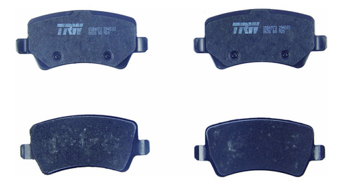 Balatas Bajos Metales Traseras V70 3.2l 6 Cil 2008/2010 Trw