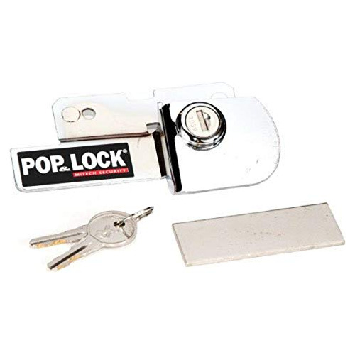 Cerradura Manual De Portón Trasero Pop & Lock Pl2500c Cromad