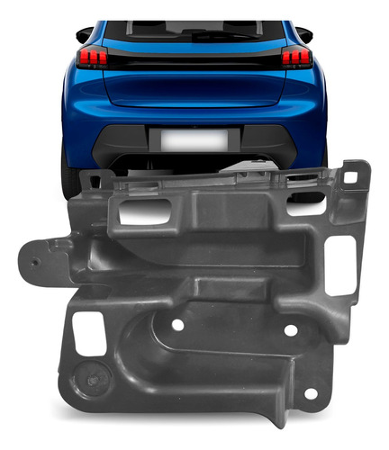 Suporte Parachoque Traseiro Peugeot 208 2020 2021 2022