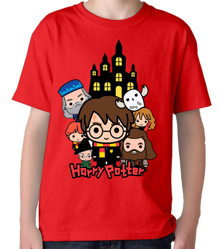 Remera Camiseta Harry Potter En Varios Colores