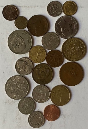 20 Monedas México Portugal Venezuela Cccp Chile Lote 909/7m