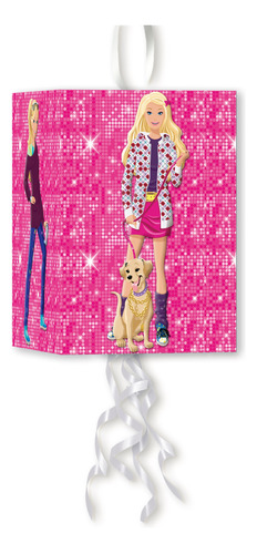 Combo Barbie - Piñata Cartel Banderín Pinche De Torta