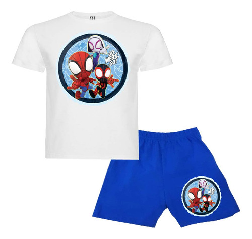 Pijama Corto Niños Algodon Pocoyo