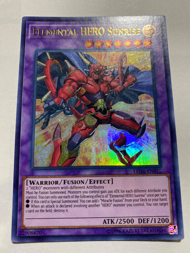 Elemental Hero Sunrise Ultra Yugioh