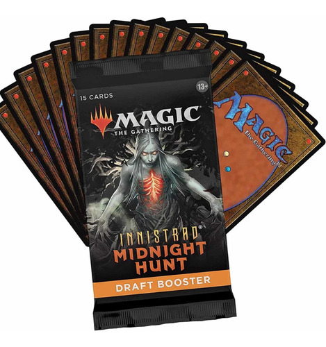 Sobre Magic Innistrad Midnight Hunt Draft Booster 15 Cartas