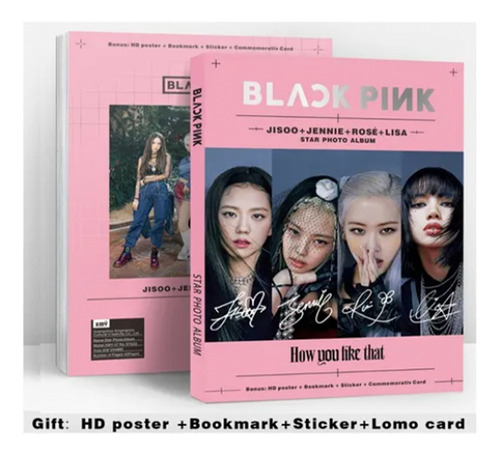 Álbum De Fotos Black Pink How You Like That Con Sticker Kpop