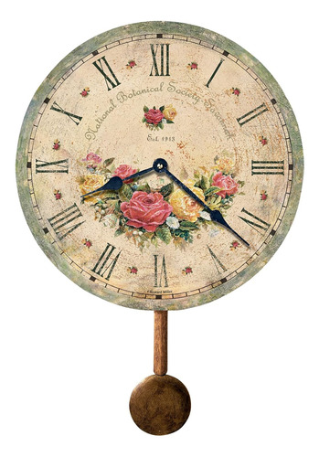 Savannah Botanical Society Vi Reloj De Pared 620-401 - Antig