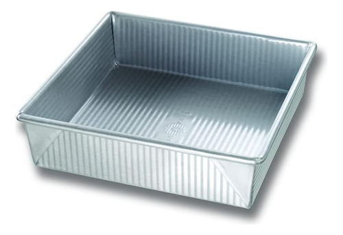 Molde Para Tortas De Acero Aluminizado De Usa Pan  Plateado