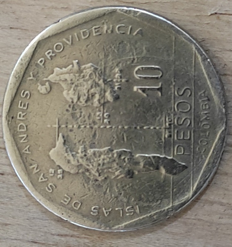 Moneda 10 Pesos 1985