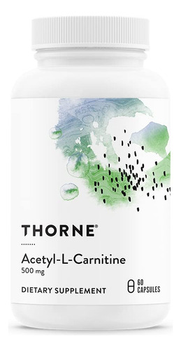 Thorne Acetil-l-carnitina - 500 Mg - Apoya La Función Cere.