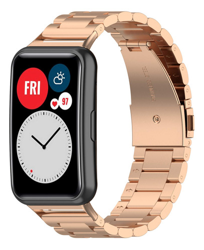 Banda Para Huawei Watch Fit Smartwatch Acero Inoxidable