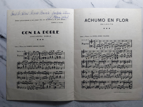 Imagen 9 de 10 de Antiguas Partituras De Folklore. Lote De 13. Ian 473