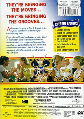 Triunfos Robados Otra Vez Bring It On Again Pelicula Dvd