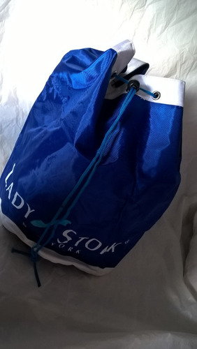 Bolso Marinero Lady Stork/ Mochila Playera/ Urbana/ Pileta!!
