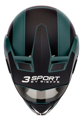 Capacete Bieffe 3 Sport Drift Verde Militar Fosco Pto Cross Cor Verde Fosco Tamanho do capacete 56