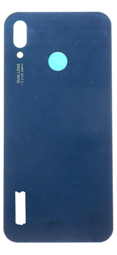 Tapa De Cristal Compatible Con Huawei P20 Lite Azul 