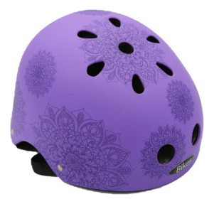 Casco Urbano Ibikes Mandalas Violeta LG - Morado