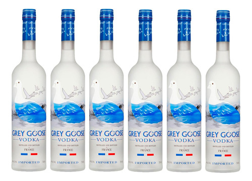 Pack De 6 Vodka Grey Goose 750 Ml