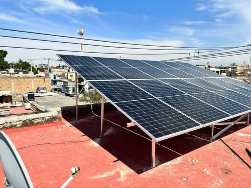 Estructura Para Paneles Solares En Aluminio