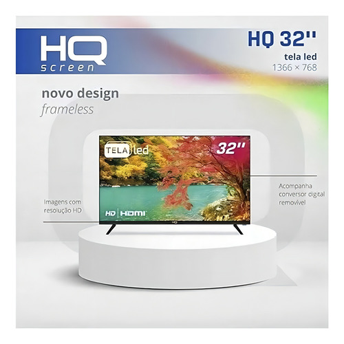 Smart Tv 32 Hq Android 12 Hd Led Wi-fi Hdmi Usb