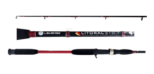 Caña Surfish Litoral 2.10 - 1 Tramo - Variada 25lbs