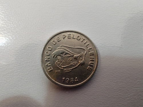 Moneda Banco Pelotillehue 1 Comegato 1984(x146