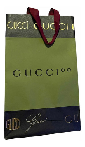 Bolsa De Papel, Shopping Bag Gucci | MercadoLibre
