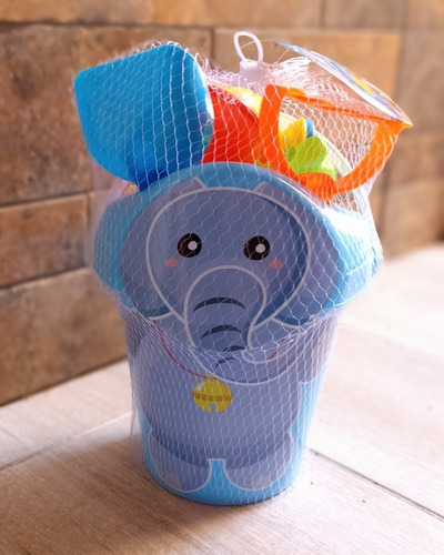 Imagen 2 de 5 de Set Balde De Playa Para Niños